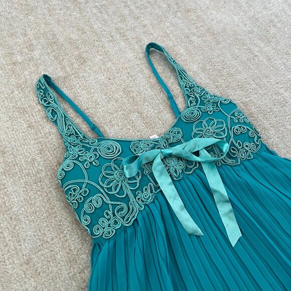 Vintage Y2K Oh Yes Fairy Babydoll Sleeveless Pleated Blouse Top M - Picture 3 of 8